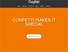 Tablet Screenshot of confetticafe.com